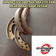 HONDA CIVIC SB4,SH4,SR4,CITY SX8 REAR BRAKE SHOE FK5518