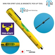 PRO-STAFF 49266 MINI PEN SPIRIT LEVEL & MAGNETIC PICK-UP TOOL