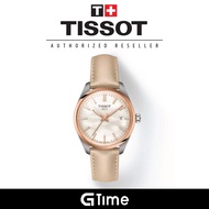 [Official Warranty] Tissot T150.210.26.111.00 Women's PR 100 34MM Leather Strap Watch T1502102611100