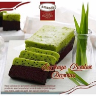 Amanda Brownies Sarikaya Pandan / Brownies Amanda