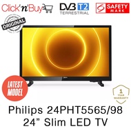 Philips 24PHT5565/98 24" Slim LED TV. DVB-T/T2. Pixel Plus HD. Latest Model. Safety Mark Approved. 1 Year Warranty.