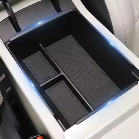 Car Storage Box For Geely EX5 Galaxy E5 E245 E.MAS 7 2024 2025 2026 2027 Anti-dirt Handrail Box Cent