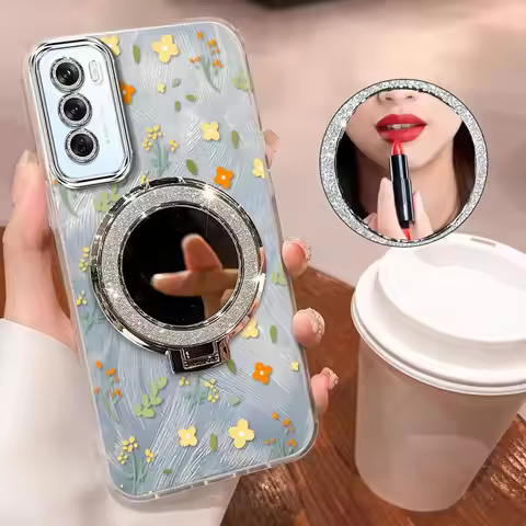 Reno12 Lovely flower Bracelet Holder Phone Case For OPPO Reno 12 12Pro 12F 2F 11 6 5 8 7 8T F21SPro 