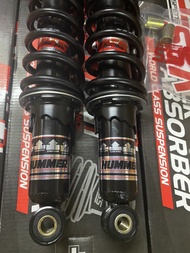 โช๊คหลังyssแท้เวฟ110iดรีมซุปเปอร์คัพรุ่นHummer340t รับหน้ำหนักเกิน200kgมีรับประกันสินค้า