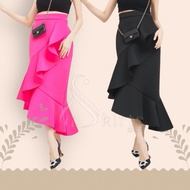 Fishtail Foam Skirt Crossed Biased.