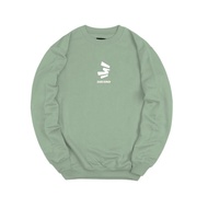 3Second Official Store - Sage Green Sweatshirt, High Quality CN Trift Crewneck Sweater