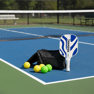 Pickleball Set for Families & Teams: 2 Rackets, 4 Balls, and Travel Bag