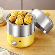 Multifunctional Timed Egg Steamer All Stainless Steel Double-Layer Egg Boiler Household Egg Boiler E
