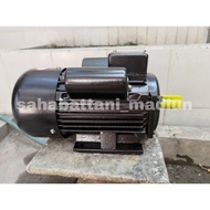 HP BARTEX 1.5 Drive Motor Dynamo 1 Phase 1400 RPM 2800 RPM Electro Motor Dynamo