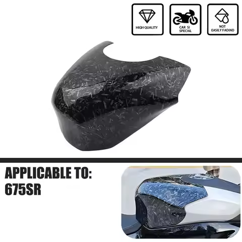 Motorcycle Carbon Fiber Fuel Gas Tank Cover Guard Protector Fit For 675SR-R 675 SR 675SR 675sr 675sr