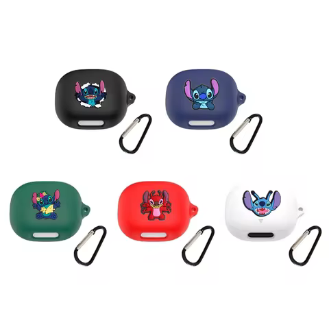 Cute Stitch Silicone Case For Anker Soundcore Liberty 4 Pro Earphone Scratchproof Dustproof Scratch 