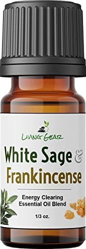 ▶$1 Shop Coupon◀  White Sage &amp; Frankincense Essential Oil for Energy Clearing &amp; Purification - Smoke