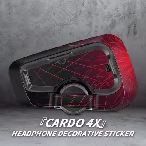 Stickers for Cardo Freecom 2X 4X Color Changing Waterproof Anti-Scratch Aesthetic Bike Accessories