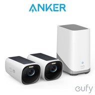 Eufy Security by Anker S330 eufyCam 3 2-Cam Kit, Solar CCTV Wireless Camera Outdoor Security Camera 4K Home Camera T8871