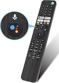 Gvirtue Voice Remote Control RMF-TX520U for Sony TV, Replacement for Sony Bravia OLED LED 4K 8K UHD Smart Google TV, with YouTube, Netflix, Disney+, Prime Video Buttons