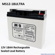 MSB 12V 18AH Rechargeable Sealed Lead Battery (MS12-18ULTRA)