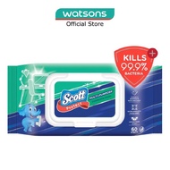 SCOTT Protect Disinfecting Multipurpose Anti-bacterial Wet Wipes 60s