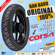 Ban Motor  CORSA SS18 Ring 14 Tubeless Ban Tubles Depan Belakang Motor Matic Beat Vario Scoopy Ring 