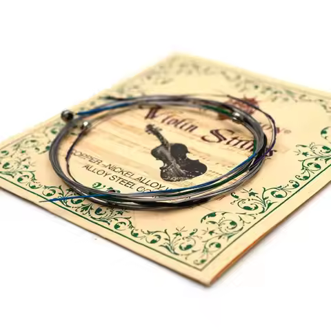 Violin Accessories V134 King Lion Violin String White Copper Steel Core Violin String Set Alloy Univ