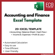 Accounting and Finance | Excel Template | Automated Excel