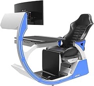SMLZV Office Chairs, Video Game Chairs Gaming Chair Ergonomic Computer Cockpit Happy-Chair-Esports-Chair with Comfortable Neck And Lumbar Spine Tiresome