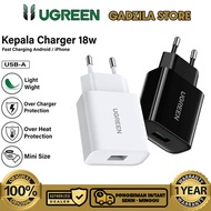 UGREEN USB Port Fast Charging Charger Adapter Head for HP QC3.0 18W for Iphone Samsung Oppo