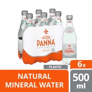 Acqua Panna Natural Mineral Water 500ml Plastic (Pack of 6)