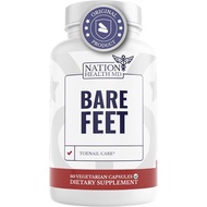 Bare Feet - Toenail Care - Nails Supplement with Vitamin A, Vitamin C, Oregano Powder and More - Nai