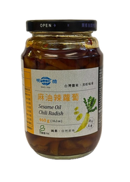 明德麻油辣蘿蔔 (純素) 460g 此日期前最佳： 2027年12月3日