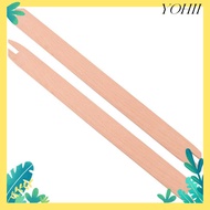 YOHII Weaving Tools, Wood 2pcs Weaving Loom, Boat Shuttle Log Color 30*2.3cm Weaving Shuttle Gift