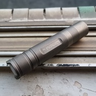Titanium alloy stonewash Convoy S2+ 18650 Flashlight 519A SST40 SFT40 LED Camping Hiking Light