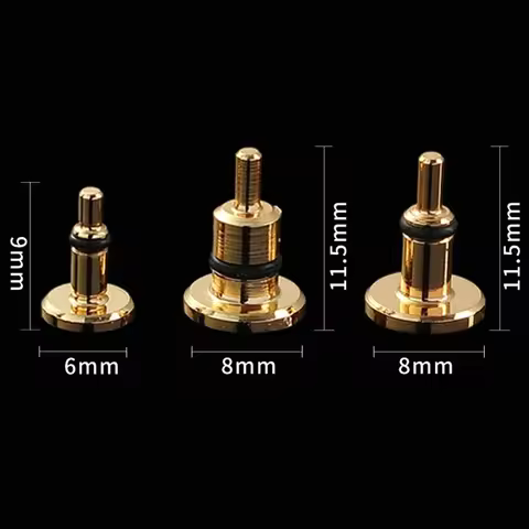 **1PC 2.5/3.5/4.4MM Gold-plated Brass Headphone Jack Dust Plug Accessories For IRiver SP3000T SP3000