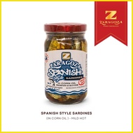 ▽ ♗ ✴ ZARAGOZA Spanish Style Sardines in Corn Oil "MILD HOT"