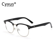 Cyxus แว่นกรองแสงสีฟ้าสำหรับผู้ชายผู้หญิงแว่นตาเล่นเกมคอมพิวเตอร์ป้องกันรังสีป้องกันอาการปวดตาแว่นตา