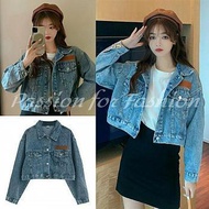 ONNIEFASHION C2 1033 Jaket Jeans Vendor import outer wanita