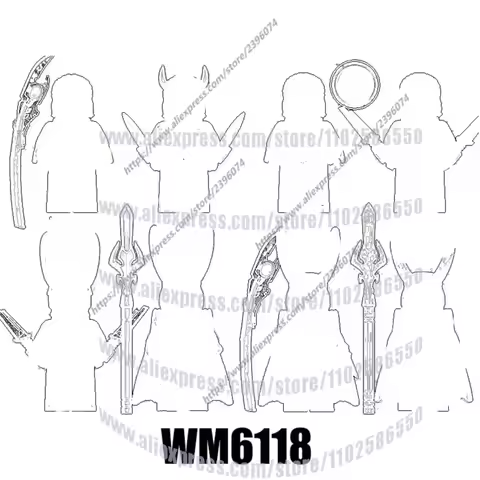 1PCS Action Figures Building Blocks Series WM6118 WM2179 WM2180 WM2181 WM2182 WM2183 WM2184 WM2185 W