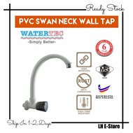 Watertec PVC Swan Neck Wall Tap / Kepala Paip Pancur Air Sinki Dapur Plastik 水喉 鹅颈龙头