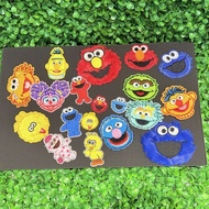 1-20 ชิ้นการ์ตูน Miniso Sesame Street Patch เย็บปักถักร้อยเหล็กบนเสื้อผ้ากางเกงยีนส์เครื่องแต่งกายตก