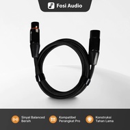 Fosi Audio Kabel XLR 1.2 M 2 Pcs Male to Female Audio Amplifier Microphone Braided