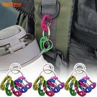 Durable Aluminum Alloy Outdoor Multi-Buckle Carabiner - Portable Design Backpack Keychains for Trave