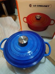 (全新有盒) Le Creuset 20cm 琺瑯鑄鐵鍋