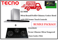TECNO HOOD AND HOB BUNDLE PACKAGE FOR ( KA 9008 &amp; T 333TGSV) / FREE EXPRESS DELIVERY