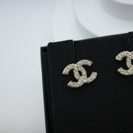 Chanel 香奈兒 珍珠 CC Logo 耳環 耳釘 耳墜