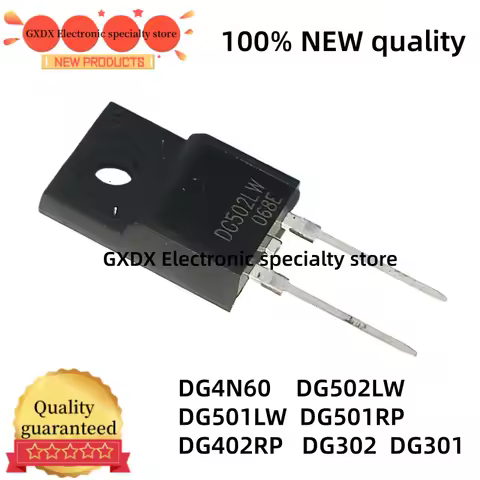 10 piezas 100% NEW quality DG301 DG302 DG402RP DG501RP DG501LW DG502LW DG4N60 TO220F