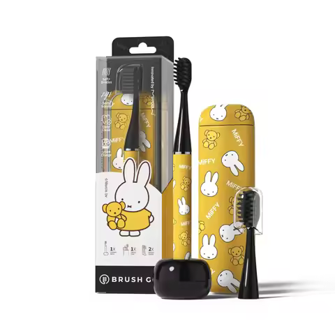 Kawaii Miffy Electric Toothbrush Sonic Soft Brush Adult and Child Version Long Battery Life Travel-P