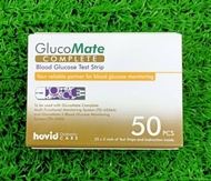 GLUCOMATE GLUCOSE SUGAR TEST STRIPS 50S [EXP: 11/2025]