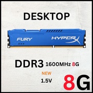 [Local Stock] HyperX Fury DDR3 1600 1866 PC Desktop RAM 4GB 8GB