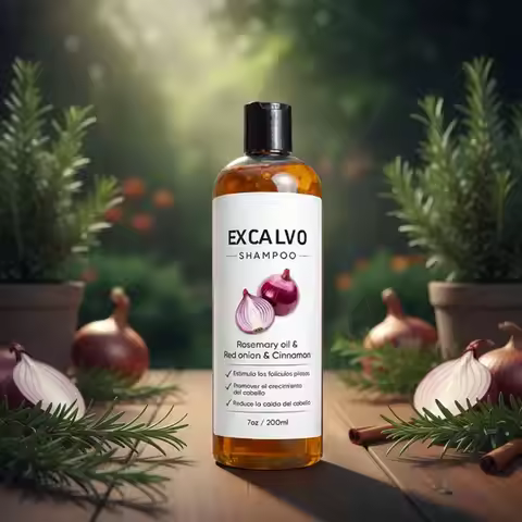 Rosemary Red Onion Shampoo 200ml Men's Thickening Nourishing Moisturizing Hair Care Oil-control for 