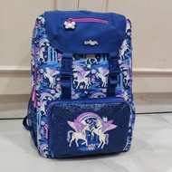 Smiggle Away Foldover Backpack School Bag Unicorn Original - Elementary and Middle School Children's