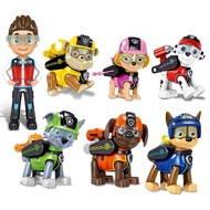 7pcs/set Paw Patrol Doll Model Anime Character Patrulla Canina Ryder Skye Action Figure Model Kid Toy Birthday Gift